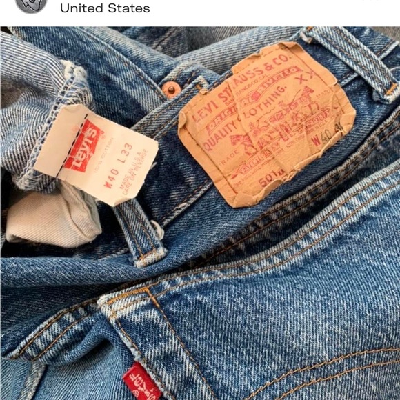 Vintage 501 Levis with the perfect wash Sz 36 x29 - Picture 8 of 8